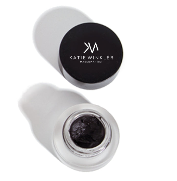 Luxe Crème Gel Eyeliner Pot - Black - Katie Winkler Makeup Artist